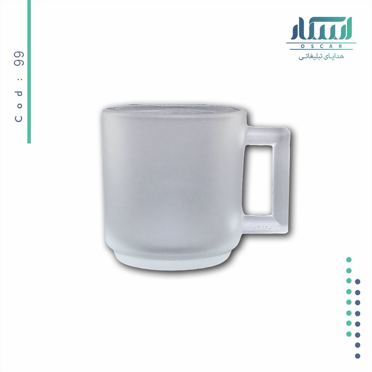 فنجان مات تبلیغاتی کد 99